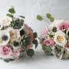 Bukiety ślubne z różami angielskimi
